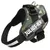 Pettorina per cani Julius-K9 IDC Power con motivo mimetico, fibbia in plastica nera, anello metallico e scritta visibile 'JULIUS-K9 IDC POWER' sul lato.