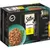 Sheba Selection in Saus, 12 x 85 g. Smaken: gevogelte, eend, kip. Afbeelding van natvoer op bord en kat. Tekst: '100% recyclebaar papier', 'zonder kunstmatige conserveermiddelen'.