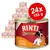 RINTI Gold konzerva, mit feinen Stückchen vom Huhn, balenie 24×185 g. Na etikete je pes a nápis v nemčine. RINTI Gold konzerva, mit feinen Stückchen vom Huhn, balenie 24×185 g. Na etikete je pes a nápis v nemčine.