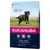 Saco de pienso para perros Eukanuba Active Adult, texto visible: Optimal Body Condition, 18 months–6 years large breed 25–40 kg, +2.5 years giant breed +40 kg, Rich in fresh chicken.
