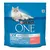 Purina ONE Bifensis Dual Defense Spécial Chat Stérilisé, 1,5 kg. Tekst po francusku: élaboré avec du saumon sélectionné et au blé. Opakowanie z wizerunkiem kota.