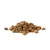 Pile of dry brown kibble pieces on a white background, no visible packaging or branding