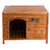 Niche en bois avec ouverture frontale et le nom SPIKE écrit en lettres colorées sur la façade.