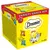 Dreamies Variety Snack Box, 12 x 60 г. Включает 4 упаковки с курицей, 4 с сыром и 4 с лососем. Общий вес: 720 г.