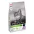 Опаковка Purina Pro Plan Sterilised Adult за котки, 1+ години, с пуешко. Видими надписи: OPTIRENAL, isfm, NO ADDED, HIGH QUALITY TURKEY №1 INGREDIENT, RICHE EN DINDE.
