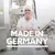 Texte en anglais : MADE IN GERMANY, personne en tenue blanche devant des machines industrielles, logo visible sur la chemise : GIMBOA.