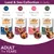 IAMS Land & Sea Collection in Jelly, 12x Tuna & Herring, 12x Turkey & Duck, 12x Salmon & Trout, 12x Lamb & Liver. For adult cats 1+ years. 99% animal protein, no added sugar.