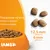 IAMS. Пораснали кучета, малки и средно-големи породи. Гранули с диаметър 12,5 мм и дебелина 6 мм, показани в купа и отделно.