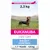 EUKANUBA Daily Care Weight Control koiranruoka, 2,3 kg. Teksti: 1–7 years, alle 25 kg. Pakkauksessa mäyräkoira ja saksankielinen teksti 'wiederverschliessbar'.