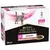 Balenie Purina Pro Plan Veterinary Diets UR St/Ox Urinary, 850 g, kúsky s lososom. Viditeľné logo isfm a obrázok mačky. Balenie Purina Pro Plan Veterinary Diets UR St/Ox Urinary, 850 g, kúsky s lososom. Viditeľné logo isfm a obrázok mačky.