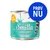 Smilla Daily Drink 140 ml dåse med teksten 'WITH CHICKEN', 'FOOD FOR A LIFETIME', 'INCREASED FLUID INTAKE', 'WITH TASTY PIECES OF MEAT' og blå cirkel med 'PRØV NU'. Smilla Daily Drink 140 ml dåse med teksten 'WITH CHICKEN', 'FOOD FOR A LIFETIME', 'INCREASED FLUID INTAKE', 'WITH TASTY PIECES OF MEAT' og blå cirkel med 'PRØV NU'.