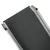 SOXIT loopplank met zwart antislip oppervlak en aluminium frame, detail van bovenzijde zichtbaar.
