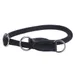 HUNTER Freestyle halsband halvstryp, svart - Storlek 50: justerbart till max. 50 cm, Ø 10 mm