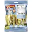 DeliBest Straussensehnen, Einzelfuttermittel für Hunde, 200g. Fett- und cholesterinarm, glutenfrei, 100% natürlich. Light Swiss Quality mit Analyse: Protein 82.5%, Fett 6.5%, Feuchtigkeit 8.5%.