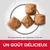Taille approximative des croquettes 7 × 17,5 mm. Texte : UN GOÛT DÉLICIEUX.