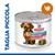 Scatoletta Hill's Science Plan Perfect Weight Small & Mini Adult 1+ fino a 10 kg, mousse con tacchino. Testo laterale: taglia piccola. Immagine di cane e mousse su piattino. Scatoletta Hill's Science Plan Perfect Weight Small & Mini Adult 1+ fino a 10 kg, mousse con tacchino. Testo laterale: taglia piccola. Immagine di cane e mousse su piattino.