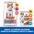 Hill's Science Plan Sterilised Cat Adult 1–6 con salmone, confezione secca e umida con pollo. Testo: Prova le nostre deliziose varietà in formato secco e umido.