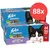 Dos cajas de Felix Original para gatos, selección mixta en gelatina, 44 sobres por caja. Texto visible: '88x', '44 Pouch Jumbo Pack', 'Mix Selectie', 'In Gelei en Gelée'. Marca Purina.