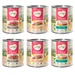 Feringa Classic Meat Menü 6 x 800 g - Mixpaket 3 (Kaninchen & Truthahn, Lamm & Rind, Ente & Kalb)