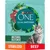 Purina ONE DualNature sterilizirano, govedina. Natural Defense. Slika mačke i komadića govedine na pakiranju.