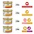 Pack de 24 latas Purina Gourmet Gold Bocaditos en salsa: 24x carne de res, 24x pollo e hígado, 24x salmón y pollo, 24x pavo y pato. Textos visibles en cada variedad.