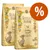 2 sacchi Rosie's Farm Sunday Supper Adult 12 kg, Chicken with Pumpkin Seeds, offerta con simbolo percentuale visibile. Immagine del cane e fiori sulla confezione.