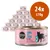 24 lattine da 170 g Cosma Asia Tuna with Crab in Jelly, confezione rosa con silhouette di gatto e testo: multi protein pure fish & seafood.