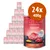 Rocco Senior Lamb & millet, confezione da 24 lattine da 400 g. Testo visibile: 'Supporting Power & Vitality', 'Die Fleischmahlzeit'. Immagine di carne e miglio sulla lattina.