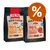 RINTI MAX-I-MUM, 70% Fleisch & Innereien, mit Frische Plus, getreidefrei, mit 30% Gemüse. Due confezioni: pollo e manzo. Simbolo percentuale arancione in alto a destra.
