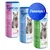 Trois tubes Tigerino Refresher Cat Litter Refresher, parfums baby powder, fresh cotton et spring meadow, texte visible : J’essaie ! sur un cercle bleu.