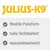 JULIUS-K9: flexible Passform, hohe Sichtbarkeit, wasserabweisend