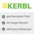 Kerbl. Geschwungene Form, mit langen Borsten, hilft beim Fellwechsel.