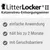 LitterLocker II Katzenstreu-Entsorgungseimer. Einfache Anwendung, hält bis zu 2 Monate, mit Geruchsbarriere.