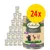 Pack of 24 Lukullus veal and turkey with sweet potato, pear and linseed oil, extra green-lipped mussel, senior, 400g cans.