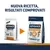 Confronto tra vecchio e nuovo packaging di Advance Veterinary Diets Weight Balance 8 kg per gatti, testo visibile: 'Nuova ricetta, risultati comprovati'.