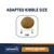 Karma ADVANCE Veterinary Diets Weight Balance MINI <10 kg, rozmiar granulki ok. 1 cm, napis: Adapted Kibble Size.