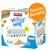 animonda Milkies Cat Snack Selection, πακέτο δοκιμής με 6 x 30g: 2x Harmony, 2x Fresh, 1x Wellness, 1x Balance. Ορατές συσκευασίες σνακ για γάτες.