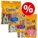 Lot mixte : Cookie's Delikatess au poulet, friandises à prix avantageux - 2 sortes, 400 g