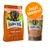 Happy Dog Sensible Toscana, Ente & Lachs. Trockenfutter für Hunde, 11kg Packung und Soft Snack Beutel. Orange Kreis mit Text 'Jetzt testen!'.