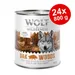 Voordeelpakket Wolf of Wilderness 24 x 800 g - Mix: Kip, Varken, Vis