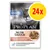 Purina Pro Plan Nutri Savour Housecat, 24x annospakkaus. Tendre morceaux au saumon en sauce. Minimoi karvapallojen muodostumista. Kuvassa kissanruokapakkaus ja kissa. Purina Pro Plan Nutri Savour Housecat, 24x annospakkaus. Tendre morceaux au saumon en sauce. Minimoi karvapallojen muodostumista. Kuvassa kissanruokapakkaus ja kissa.