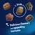 Kibble pieces in various shapes and textures, with text stating '1.3cm', 'Delicious flavours and appealing textures'.