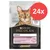PURINA PRO PLAN Adult Delicate Digestion para gatos, pack de 24 sobres. Texto visible: en salsa, ayuda al sistema digestivo sano, desarrollado con veterinarios Purina. PURINA PRO PLAN Adult Delicate Digestion para gatos, pack de 24 sobres. Texto visible: en salsa, ayuda al sistema digestivo sano, desarrollado con veterinarios Purina.