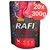 Opakowanie RAFI WITH BEEF z wołowiną, 20x300g, GRAIN FREE, dla dorosłych psów. Widoczne mięso, borówki, żurawina oraz ikony: pełnowartościowe białko, wyselekcjonowane składniki, bez konserwantów.