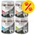 Wolf of Wilderness RAW Snack: Beef Liver, Chicken Hearts, Salmon Fillet, Lamb Lung. Vier Dosen mit gelbem Prozentzeichen für Rabattaktion. Wolf of Wilderness RAW Snack: Beef Liver, Chicken Hearts, Salmon Fillet, Lamb Lung. Vier Dosen mit gelbem Prozentzeichen für Rabattaktion.