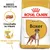 Confezione Royal Canin Adult Boxer, crocchetta su misura, massa muscolare ideale. Testo visibile: BREED NUTRITION, Crocchetta su misura, Massa muscolare ideale.