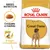 Saco de pienso Royal Canin Adult Great Dane, texto visible: 'Croqueta a medida', 'Energía concentrada', imagen de croqueta y perro gran danés en el envase.