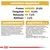 Analytische Bestandteile: Protein 25%, Fettgehalt 12%, Rohasche 7,6%, Rohfaser 2,2%. Zusammensetzung: Reis, Geflügelprotein, Mais. Zusatzstoffe pro kg: Vitamin A 31000 IE, Vitamin D3 800 IE.