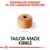 Foderpiller designet til din Labrador Retriever, 1 cm i diameter. Tekst: TAILOR-MADE KIBBLE.