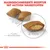 Massgeschneiderte Rezeptur mit aktiven Nährstoffen. Nahaufnahme eines Krokettenstücks mit sichtbarer Füllung und Massstab von 1 cm.